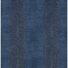 a blue rug with wavy lines on it