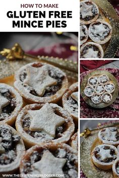 how to make gluten - free mince pies with chocolate filling and powdered sugar