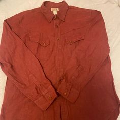 Vintage Rrl Double Rl Ralph Lauren Western Shirt Size Xl Red New Without Tags. See Photos For Quality. Red Western Long Sleeve Tops, Western Style Red Long Sleeve Tops, Red Long Sleeve Western Top, Red Western Style Tops For Ranch, Classic Red Tops With Pockets, Classic Collared Top For Rodeo, Vintage Red Tops For Rodeo, Classic Long Sleeve Tops For Rodeo, Casual Tops With Pockets For Rodeo