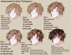 an anime character's hair guide