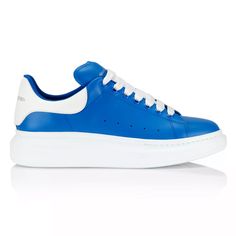 Alexander Mcqueens Men’s New Lake Blue Sneakers!! Modern Blue Custom Sneakers With Vulcanized Sole, Blue Low-top Custom Sneakers With Studded Outsoles, Blue Alexander Mcqueen Sneakers, Alexander Mcqueen Men Sneakers, Alexander Mcqueen Blue, Alexander Mcqueen Tread Slick, Alexander Mcqueen Oversized Sneaker, Black Alexander Mcqueen, Flatform Sneakers