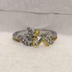 Brand New Silver 925 And Gold Plated Accents, Fairy Ring. Size 5 Only. Comes Boxed Ready For Gifting! Free “Thank You” Gift W/Purchase. All Reasonable Offers Are Welcome. I Can’t Say Yes, If You Don’t Ask. Bundle 2 Or More Items For 10% Off. All Jewelry Items Are Brand New, Unless Stated Otherwise. Thanks For Looking Through My. Happy Poshing! Dainty Silver Butterfly Ring For Anniversary, Silver Dainty Butterfly Ring As Promise Ring, Dainty Silver Butterfly Promise Ring, Silver Butterfly Ring For Gift, White Gold Butterfly Ring Hallmarked, Hallmarked Silver Butterfly Ring, Silver Hallmarked Butterfly Ring, Adjustable Gold-colored Sterling Silver Butterfly Ring, Two Tone Ring