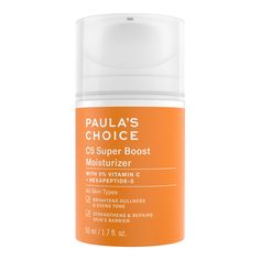 An innovative moisturiser featuring vitamin C, a research-supported antioxidant that does so much more than brighten tone. On its own, it can visibly firm, counteract free-radical damage and support some of skin’s most essential functions. When joined with barrier-repairing ingredients like peptides and lipids, it can also help bind in moisture for a supple, youthful complexion. Paula's Choice, Paulas Choice, Own It, Free Radicals, Beauty Brand, Vitamin C, Sephora, Skin Types, Vitamins