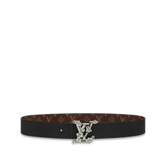 Reversible Belt, Louis Vuitton Official, Style Streetwear, Men's Collection, Monogram Canvas, Latest Design, Louis Vuitton, Monogram, Stone