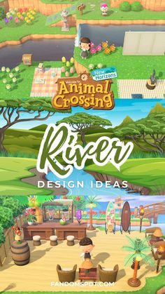 the animal crossing river design ideas