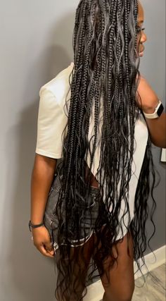 Knotless Box Braids, Silk Press Natural Hair, Hairstyles Pictures, Big Box Braids Hairstyles, Goddess Braids Hairstyles, Dyed Hair Inspiration, Cute Box Braids Hairstyles