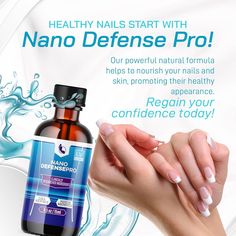 Discover the power of nanotechnology with NanoDefense Pro, a revolutionary solution for maintaining healthy nails and skin. This unique formula features nano-sized ingredients that penetrate deeply to provide essential care at the cellular level. Packed with beneficial components like Nano-Silver, Nano-Curcumin, and Luteolin, it ensures your skin and nails receive comprehensive nourishment. Order now and take advantage of our exclusive offer, including two FREE bonuses and a 180-day money-back guarantee!
#NanoDefensePro, #nanotechnology, #healthyNails, #healthySkin, #skincare, #nailcare, #naturalFormula, #nonGMO, #deepNourishment, #skincareEssentials, #anti-aging, #customerSatisfaction, #freeShipping, #bonusOffers Natural Health Supplements, Brittle Nails, Nail Fungus, Immune Health