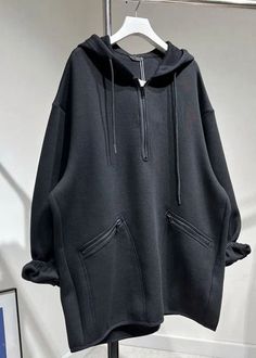 Unique Black Zippered Drawstring Hooded Pullover Long SleeveFabric: Cotton BlendedSize & Fit: Fit: This garment fits true to size.Length: Size 3XL measures 29.64"from shoulder to hemBust: Great for any cup size. Waist: Loose Fit. Comfortable room throughout midsection.Hip: Loose Fit - room for hips. Hand Wash Cold. Lotus Print, Cotton Dress Summer, Printed Cotton Dress, Comfortable Room, Tie Dye Print, Cup Size, Hooded Pullover, Nike Outfits, Cotton Dresses