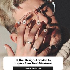 Men nail designs Guy Gel Nails, Male Gel Nail Designs, Gel Nails For Men, Men’s Minimalist Nails, Minimalist Nails Men, Mens Nails Design Simple, Nails For Men Manicures, Men’s Simple Nail Design, Men Gel Nails