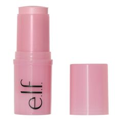 Achieve healthy, glow-from-within skin in just a few swipes with e.l.f. Cosmetics Daily Dew Stick. These highlighter sticks enhance your complexion with a sheer wash of subdued color and pearlescent finish, leaving your skin with an all-day dewy radiance. Twist up and easily glide the stick onto skin and you’ll feel a refreshing, subtle cooling, sensation upon contact—they all work before your makeup application or on their own to refresh your look. Each blendable shade is infused with a star no Elf Products, Preppy Makeup, Highlighter Stick, Elf Makeup, Makeup Items, Cute Makeup, Ulta Beauty, Makeup Skin Care, Makeup Inspo