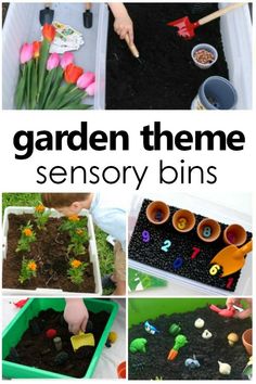 the garden theme is great for children to play with and learn how to use it