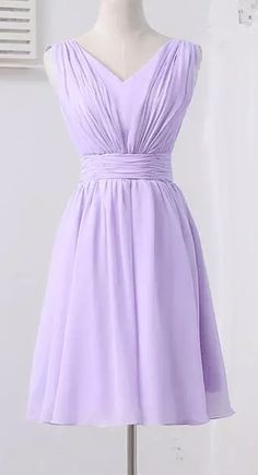 Lilac Short Graduation Dresses,Purple Homecoming Dress,Chic Bridesmaid DressMaterial:chiffonColor:as picture or custom color(Please check the color card and note number)Neckline:v-neckBack details:bandageDress type:A-lineStyle:chic&ltp&gtFeatures:fresh&lt/p&gt&ltbr/&gt&ltp&gt1, If the color is customized, please note the color & card number.&lt/p&gt&ltbr/&gt&ltp&gt2,You can choose standard size or custom size . If dress is custom made, we need to size as following:&lt/p&gt&ltbr/&gt&ltp&gt*Bust__________inch/cm&lt/p&gt&ltbr/&gt&ltp&gt*Waist __________inch/cm&lt/p&gt&ltbr/&gt&ltp&gt*Hips __________inch/cm&lt/p&gt&ltbr/&gt&ltp&gt*Nipple to Nipple__________inch/cm&lt/p&gt&ltbr/&gt&ltp&gt*Shoulder to Bust _______cm/inch (measured from middle shoulder to nipple)&lt/p&gt&ltbr/&gt&ltp&gt*Shoulder Purple Chiffon Prom Dress, Purple Chiffon Bridesmaid Dress For Party, Purple Chiffon Dress For Wedding, Elegant Lavender Chiffon Dress, Purple Chiffon Bridesmaid Dress For Wedding, Purple Chiffon Wedding Dress, Purple Fitted Chiffon Bridesmaid Dress, Fitted Purple Chiffon Prom Dress, Purple Fitted Chiffon Prom Dress