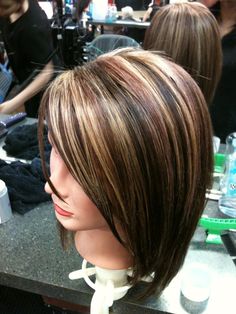 Lowlights and highlights Haircut And Color, Hair Today, Hair Skin, Hair Cut, Brunette Hair Color