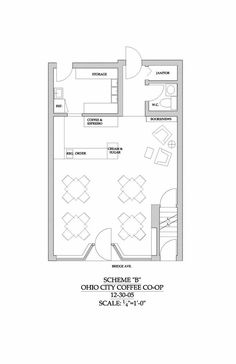 the floor plan for an apartment with two bedroom and one bathroom, including a living room