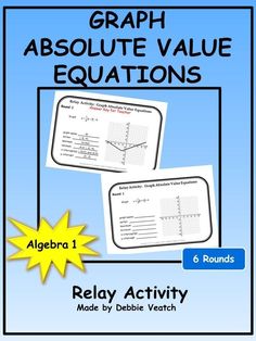 the graph absolute value worksheet is shown