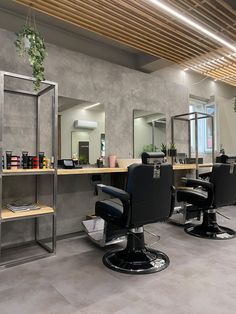 the salon is clean and ready for customers to use