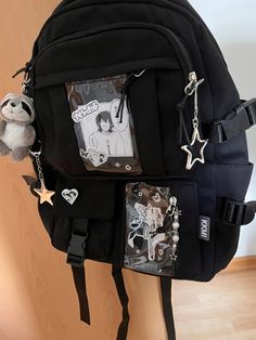 Mochila Kpop, Stylish School Bags, Backpack Decoration, My Stuff, Pretty Bags, Stray Dogs Anime, Essential Bag, Cute Bags, Bungo Stray Dogs