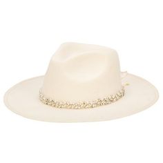 THE ONE - WOMEN'S FELT COWBOY W/ CRYSTALS 100% wool Adjustable internal drawstring for a tighter fit. Hat With Pearls, Felt Cowboy Hat, San Diego Hat, Felt Cowboy Hats, Tractor Supplies, Tractor Supply, Cowboy Hat, Sun Hats, Tractor