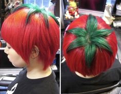 Creative Haircuts, 웃긴 사진, Red Hair Color, Grunge Hair, Bad Hair Day, Crazy Hair, Hair Humor, Bad Hair