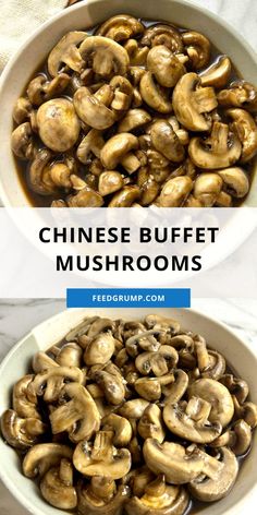 Chinese Buffet-style Mushrooms are one of my favorite Chinese buffet side dishes. They are plump, juicy, and a delight to eat. My mother used to chastise me for overindulging in them because she claimed they were inexpensive and simple to make. Asian Style Appetizers, Chinese Buffet Mushrooms, Buffet Side Dishes, Chinese Mushrooms Recipes, Chinese Buffet Recipes, Chinese Food Buffet, Rv Snacks, Cheap Side Dishes, Chinese Side Dishes