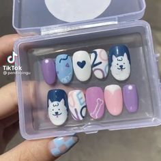 Kpop Nails, Korean Nail Art, Nct Jeno, Asian Nails