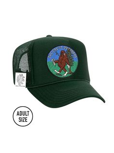 Our Woolf With Me® trucker hat is perfect for your sunshine adventures!☆Customize this adult trucker hat by adding interchangeable velcro embroidered patches! SIZE: Adult Size. Adjustable Snap Back Foam Front, 100% Polyester Mesh Back Trucker Baseball Cap With Patches For Outdoor, Outdoor Trucker Snapback Hat With Patches, Trucker Style Baseball Cap With Patches For Outdoor, Outdoor Trucker Hat With Patches, 5-panel Trucker Hat With Logo Patch For Camping, Adjustable Trucker Hat With Patches For Outdoor, Outdoor Adjustable Trucker Hat With Patches, Trucker Hat With Logo Patch For Outdoor Activities, Outdoor Trucker Hat With Patches And Curved Brim