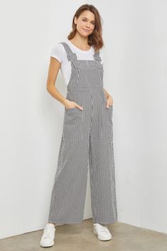 Black Overalls Wide Pants– PinkBlush Casual Overalls With Side Pockets, Fall Overalls With Pockets, Trendy Overall Pants With Pockets, Casual Overall Pants For Fall, Fall Season Overalls With Pockets, Casual Full Length Overalls For Fall, Casual Full-length Overalls For Fall, Casual High Waist Overalls For Workwear, Casual Full-length Overalls For Spring