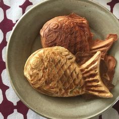 a bowl filled with food on top of a table