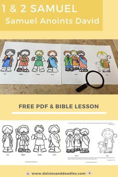 the bible lesson for children to learn how to read and draw jesus's family