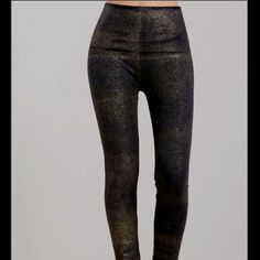 Leggings High Quality Denim-Twill Knit High Waist Denim Leggings With Glitter Sublimation Print. 53% Cotton 41% Nylon 6% Spandex Made In: Usa Measurements: Waistband Width: 12 In Waistband Height: 6 In Total Length: 37 In Nwt (59) Trendy Metallic Leggings For Fall, Trendy Metallic Leggings For Night Out, Metallic Leggings For Night Out In Fall, Fitted Metallic Leggings For Fall, Fitted Jeans For Winter Night Out, Chic Metallic Winter Bottoms, Glitter Bottoms For Winter Night Out, Glitter Bottoms For Night Out In Winter, Fitted High Rise Metallic Bottoms