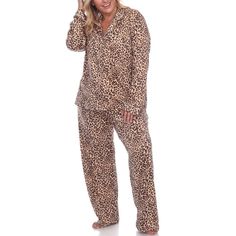 White Mark Women s Plus Size Long Sleeve Dots Pajama Set will make sleeping cozier and dreamier than ever. This beautiful two-piece set includes a long sleeve button up top with a single front pocket and matching full-length bottoms that are fitted with an elastic waistband. Made from a lightweight soft fabric that is both smooth and comfortable. Available in different colors and prints White Mark Womens Plus Size Long Sleeve Pajama Set is the perfect sleepwear for all seasons.Does Not Apply Matching Pajama Set, Plus Size Streetwear, Matching Pajama, Pyjamas Womens, Plus Size Pajamas, Best Pajamas, Cute Pajamas, Pajama Pant, Matching Pajamas