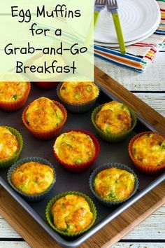 low carb egg muffins for a grab - and - go breakfast