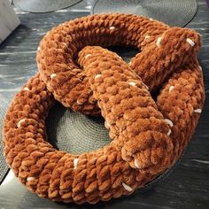 a close up of a dog toy on a table