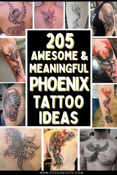 Phoenix Tattoo Simple Phoenix Tattoo, Phoenix Tattoo Women, Still I Rise Tattoo, Phoenix Tattoo Ideas, Girlfriend Tattoos, Phoenix Tattoo For Men, Rising Phoenix Tattoo