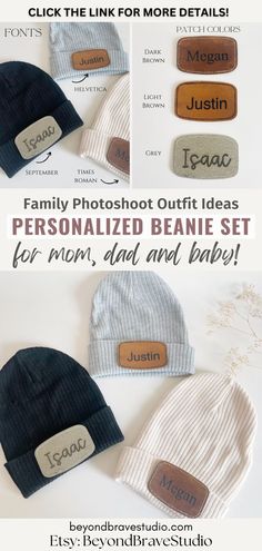 Personalized Family & Baby Christmas Gift Ideas for Holiday Memories | Photography Outfits Looking for baby Christmas gift ideas? Look no further! Discover adorable and personalized baby gift ideas, including keepsake beanies, family matching sets for Christmas Day, and baby photoshoot outfits. Perfect for 0-6 months, 6-12 months, and infant stages! You’ll love these baby Christmas gifts for family gatherings and holiday photography props. Learn more and make memories! Baby Christmas Gift Ideas, Custom Beanies, Personalized Gifts For Grandparents, Baby Christmas Gift, Matching Christmas Outfits, Photography Outfits, Boyfriend Personalized Gifts, Personalised Gifts Diy