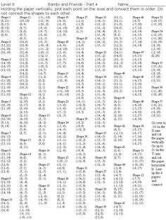 the table is shown with numbers and times for each individual item in this text box