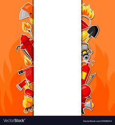 fireman background with place for text or image