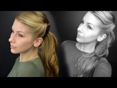 The Age of Adaline | Twisted Ponytail Hair Tutorial | Twirlerica - YouTube 50s Hair Tutorials, 50s Hairstyles, Square Face Hairstyles, Twist Ponytail, Lip Hair, Happy Hair, Everyday Hairstyles, Retro Hairstyles, Ponytail Hairstyles