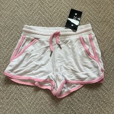 New With Tags, Never Worn. Flowers By Zoe White + Pink Shorts. Size Medium (8/10) Pink Shorts, Flower Child, Kids Bottoms, Pink White, Kids Shop, Size Medium, Tags, Flowers, Pink