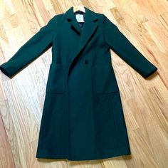 Beautiful Forest / Dark Green Wool Coat, Perfect For Winter Forest Dark Green, Green Wool Coat, Forest Dark, Forest Green Color, Beautiful Forest, Green Wool, Wool Coat, Forest Green, Green Color