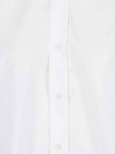 Filippa K Poplin shirt in white cotton poplin with classic collar, button closure, button cuffs, silver metal charm detail, curved hem. Composition: 100% Cotton Gucci Hat, Stella Mccartney Bag, Zegna Shoes, Sustainable Fashion Brands, Italian Outfits, Golden Goose Shoes, Velvet Color, Poplin Shirt, Metal Charm