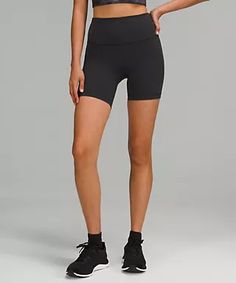 Wunder Train High-Rise Short 6" | Women's Shorts | lululemon Supportive Casual Activewear For Running, Lululemon Fitted Activewear With Built-in Shorts, Breathable Supportive Comfortable Activewear, Supportive Casual Activewear For Workout, Fitted Lululemon Activewear With Built-in Shorts, Lululemon Activewear With Built-in Shorts For Light Exercise, Comfortable Supportive Moisture-wicking Activewear, Sporty Moisture-wicking Supportive Bottoms, Versatile Moisture-wicking Activewear By Lululemon