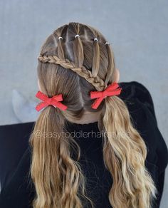 Church Hair, Toddler Hairstyles, Braided Hairdo, Beautiful Braided Hair, Hairstyles For Girls, Toddler Hairstyles Girl, Hair Braid Videos