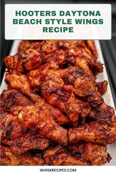 Hooters Chicken Wings Recipe, Copycat Daves Hot Chicken, Daytona Wings Recipe, Daytona Wing Sauce Recipe, Hooters Daytona Wings Recipe, Hooters Wing Sauce Recipe, Hot Wings Sauce Recipe, Hooters Wings Recipe, Grilled Wings Recipe