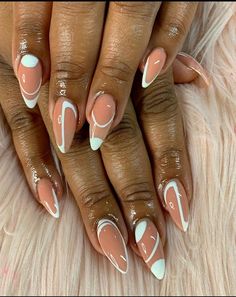 Classy Almond Nails, Almond Acrylic Nails Designs, Short Almond, Almond Shape Nails, Simple Acrylic Nails, Almond Acrylic Nails