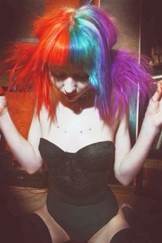 Alternative Hair, Colored Hair, Rainbow Hair, Purple Hair, Pretty Hairstyles