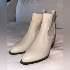 Brand New, Never Worn. Bought In The Wrong Size. Super Cute For Dressing Up Or Down. High Quality Material. Chinese Laundry Boots, Laundry White, Chinese Laundry Shoes, Dressing Up, Chinese Laundry, New Chinese, Shoes Brand, Shoes Heels Boots, Shoe Brands