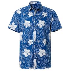 Tropical Aloha Casual Printed Lapel Shirt Features：  Product ID:SS0001 Material:Cotton Season:Summer Color:Black,Blue,Dark Blue,Gray  Size Chat： Tropical Shirts, Custom Buttons, Mens Hawaiian Shirts, Floral Print Shorts, Hawaiian Shirts, Samoa, Beach Shirts, Floral Shirt, Summer Shirts