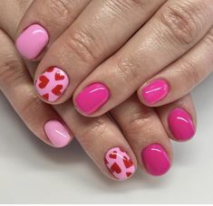 Valentine Day Nails, Valentines Nail Art Designs, Natural Gel Nails, Nails Arts, Amazing Nails