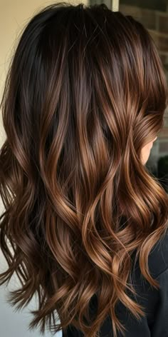 Brown Balayage Ideas That Will Make You Swoon! 🤩✨Brunette Brilliance: Get the Ultimate Hair Makeover🌟 Luscious Dark Brown Balayage Ideas to Dazzle Everyone! 💁‍♀️✨ So, get ready to Transform Your Look with the Latest Trend🔥 Dark Brown Balayage! 💇‍♀️✨ #BalayageGoals #HairTrendsetter #DarkBrownMagic #BalayageBeauties #DarkDelight #HairInspo #BrunetteBalayage #BalayageBeauty #DarkBrownDelight #SunKissedBrunette #BalayageHighlights #HairColorTrends #NaturalHairGoals #LowMaintenanceStyle #HairInspiration #StylishStrands Darker Balayage, Natural Brown Balayage, Fall Brown Hair Color, Brown Hair With Dark Roots, Medium Brown Balayage, Boliage Hair, Balayage Chocolate, Fall Winter Hair Color, Dark Brown Hair Balayage